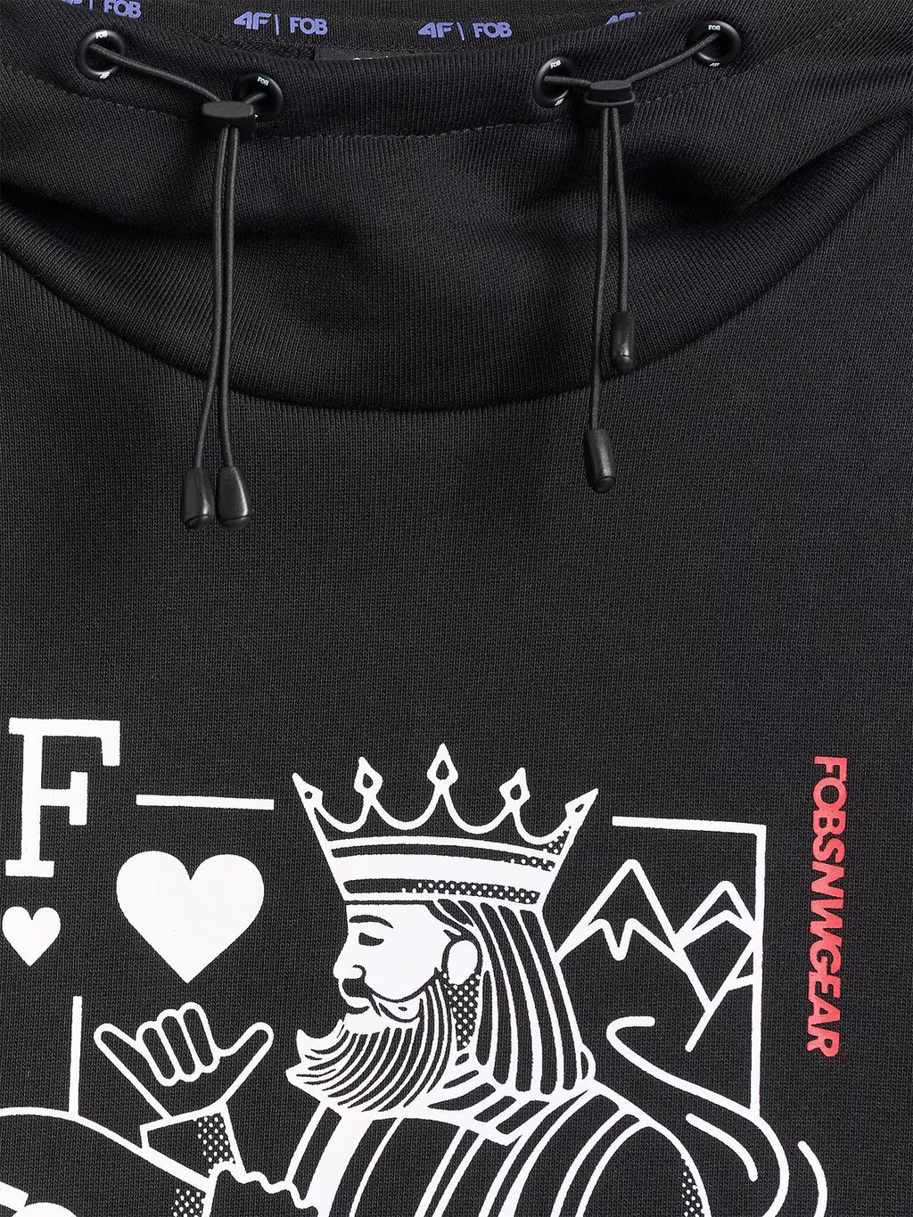 Bluza dresowa nierozpinana z kapturem męska