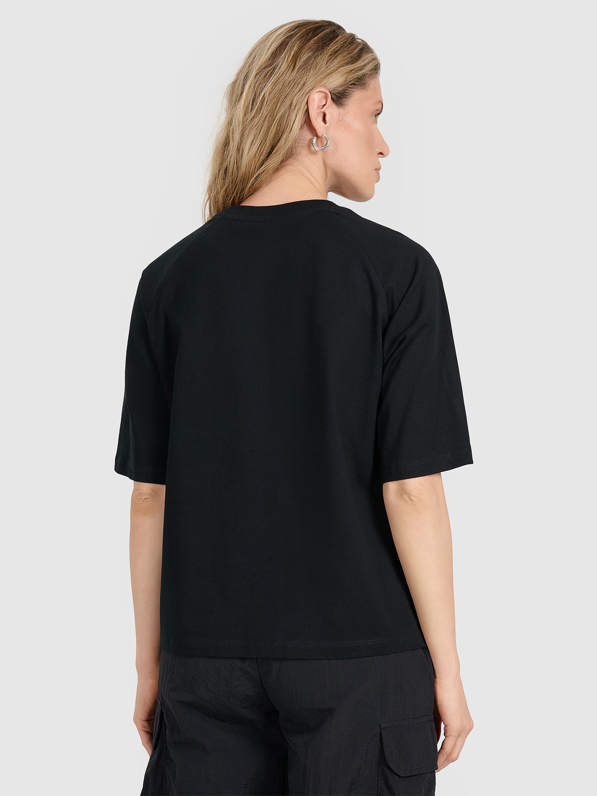 T-shirt oversize gładki damski