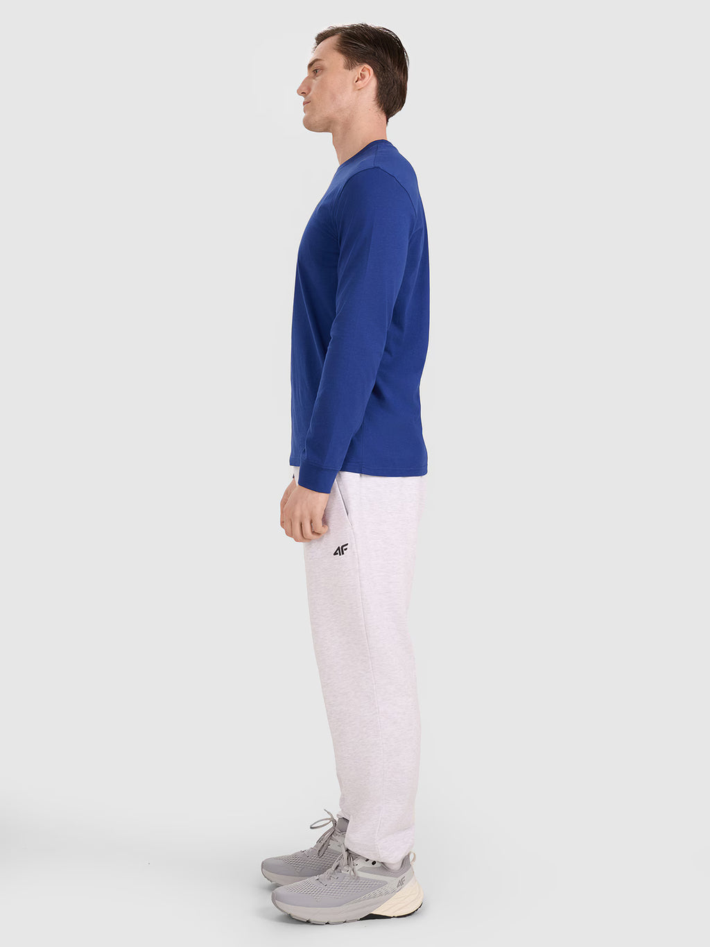 Longsleeve regular gładki męski