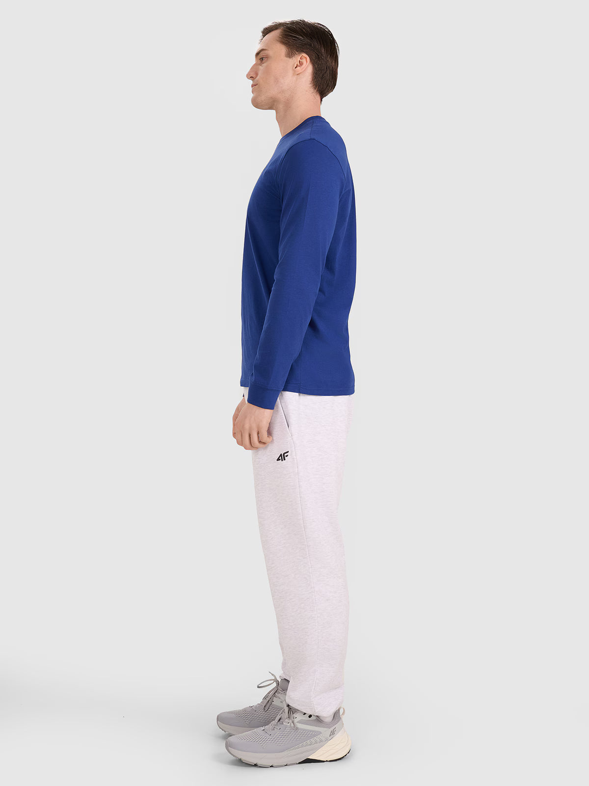 Longsleeve regular gładki męski