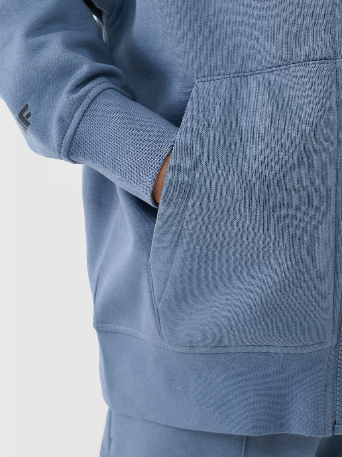 Bluza dresowa rozpinana z kapturem chłopięca