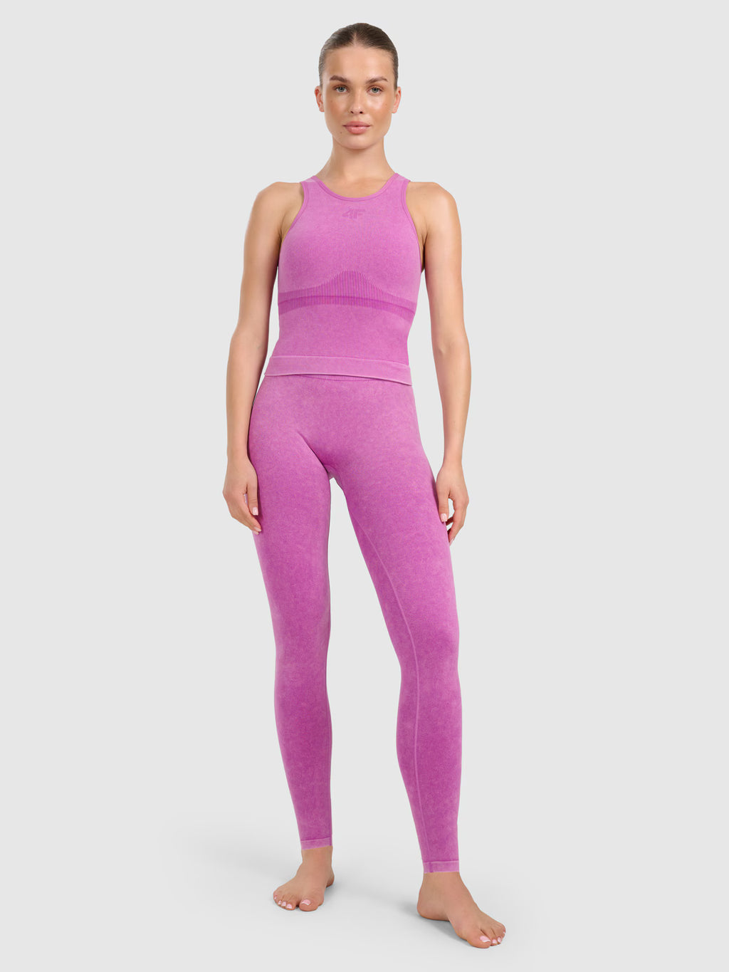 Legginsy do jogi i pilatesu bezszwowe damskie