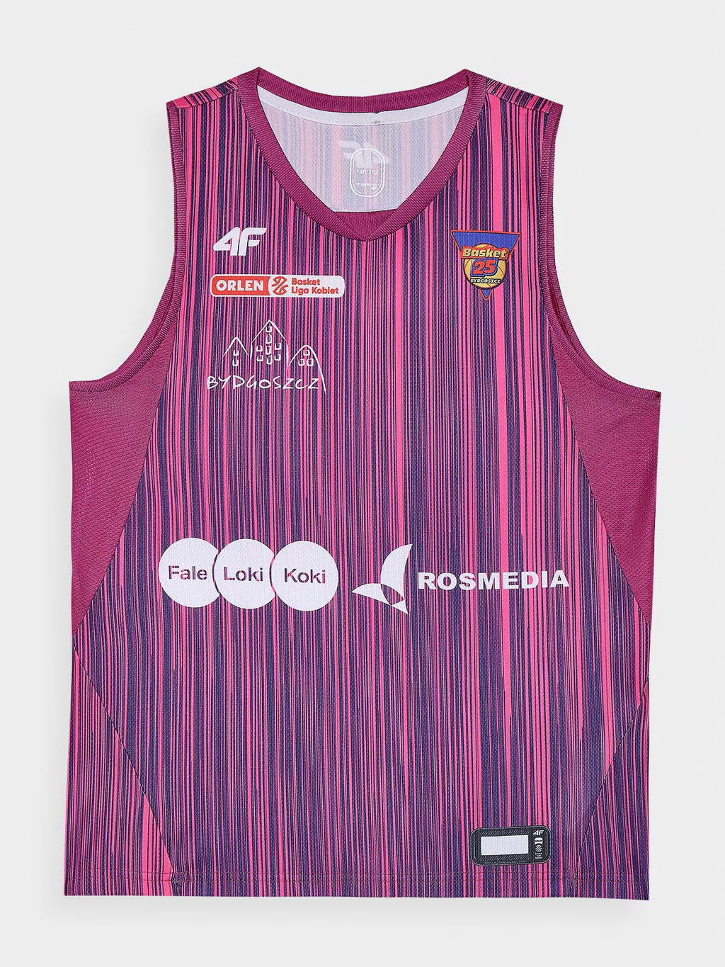 Tank top replika domowy z sezonu 2023/24 dziecięcy 4F x KS Basket 25 Bydgoszcz