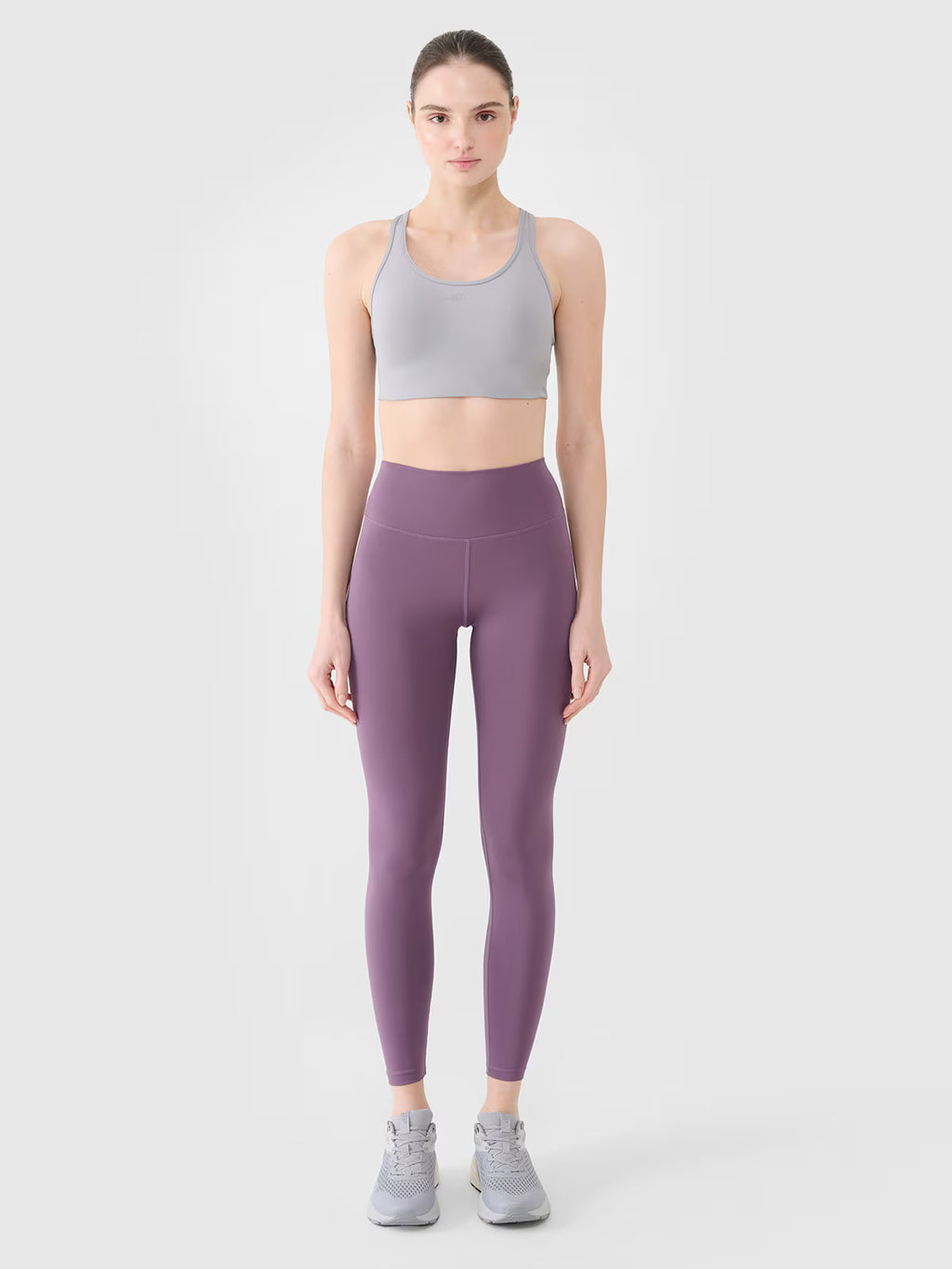 Legginsy treningowe ze średnim stanem damskie