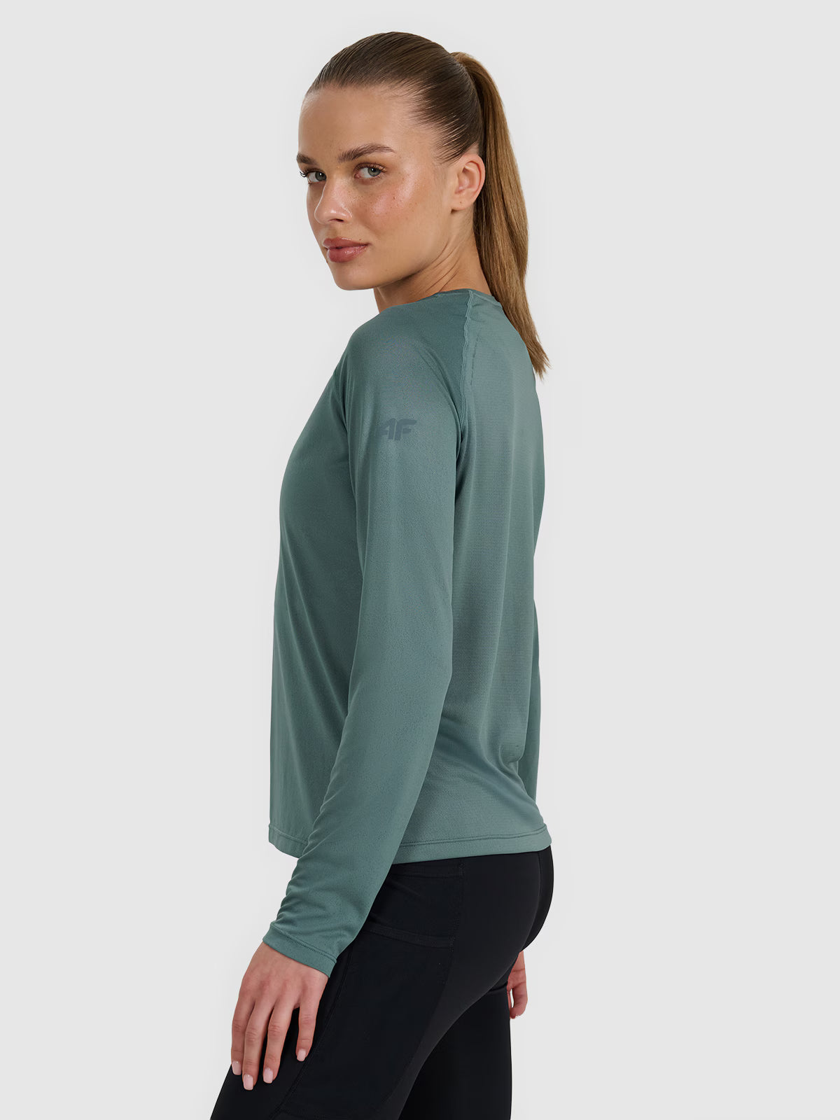 Longsleeve do biegania w terenie szybkoschnący damski
