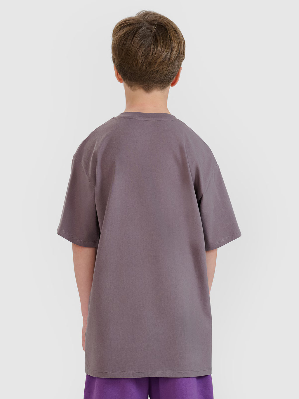 T-shirt oversize z nadrukiem chłopięcy