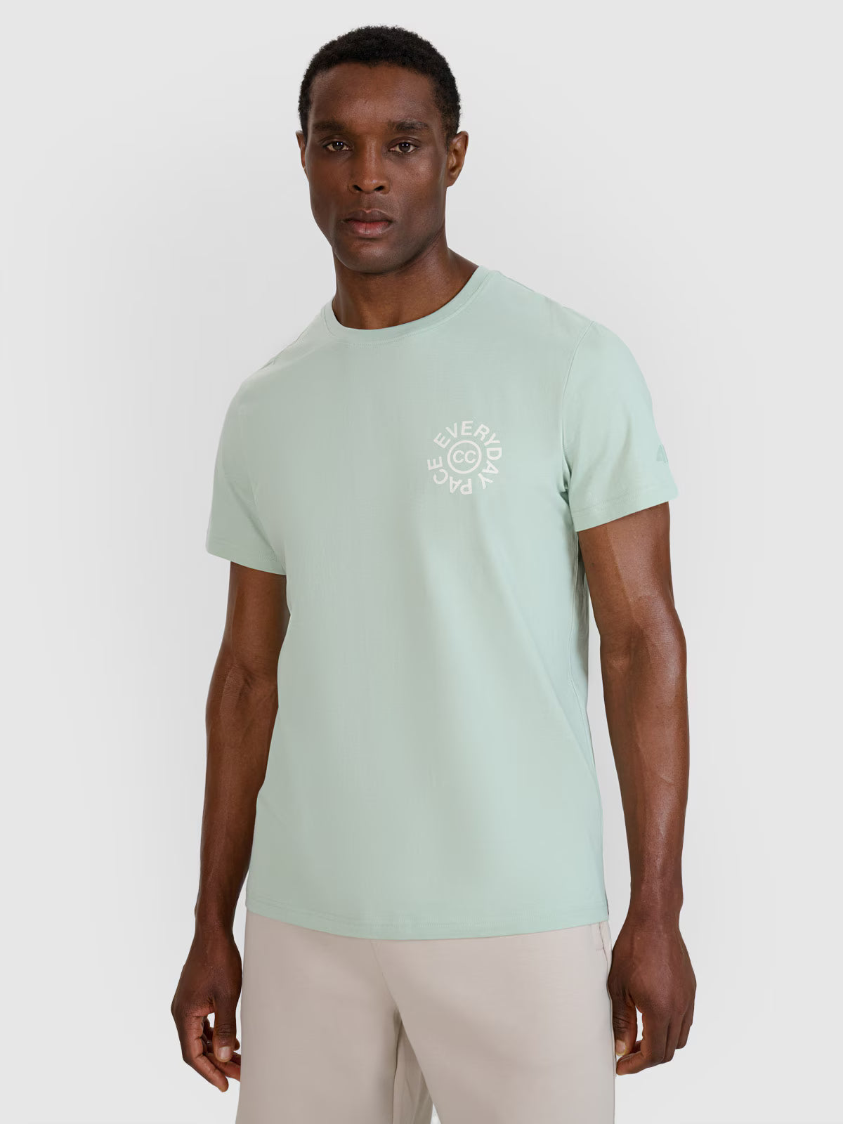 T-shirt regular z nadrukiem męski