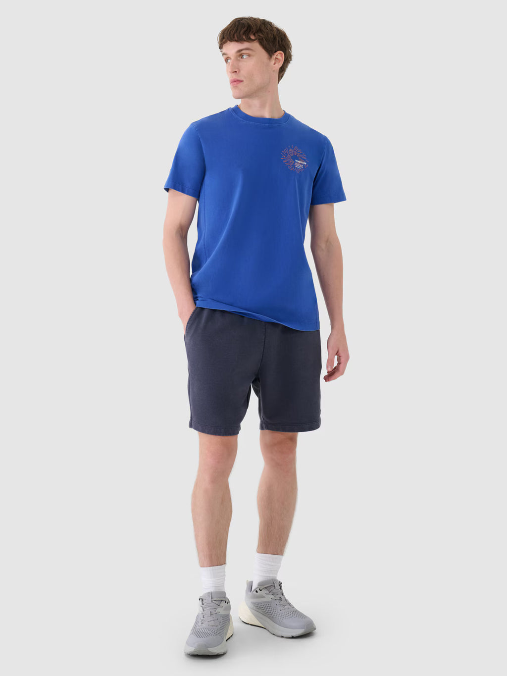 T-shirt regular z nadrukiem męski