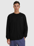 Longsleeve oversize z nadrukiem męski