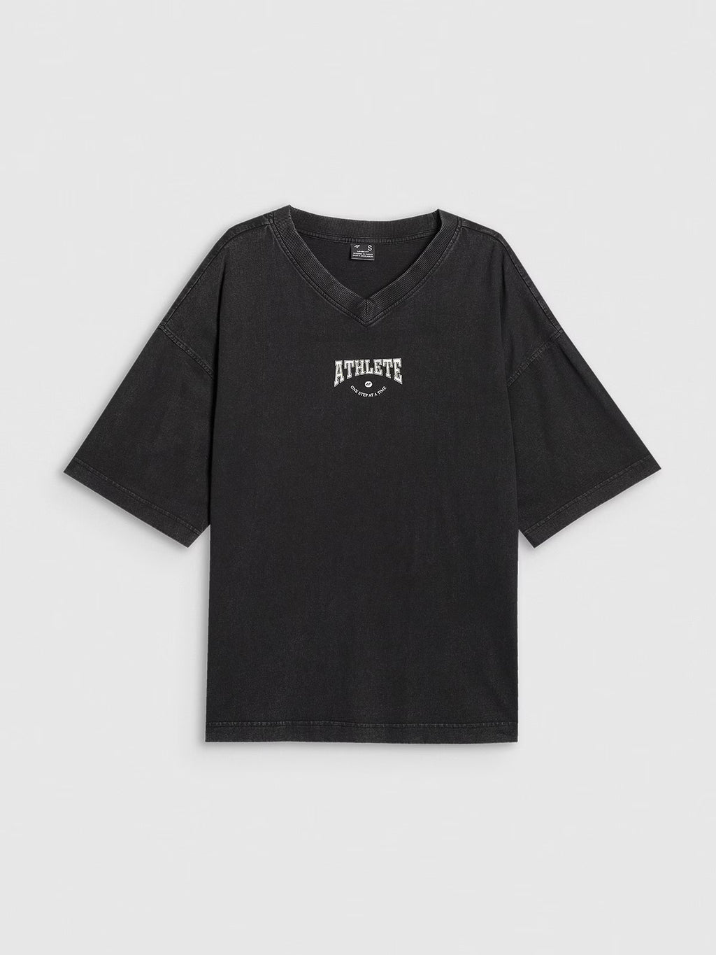 T-shirt oversize z nadrukiem damski