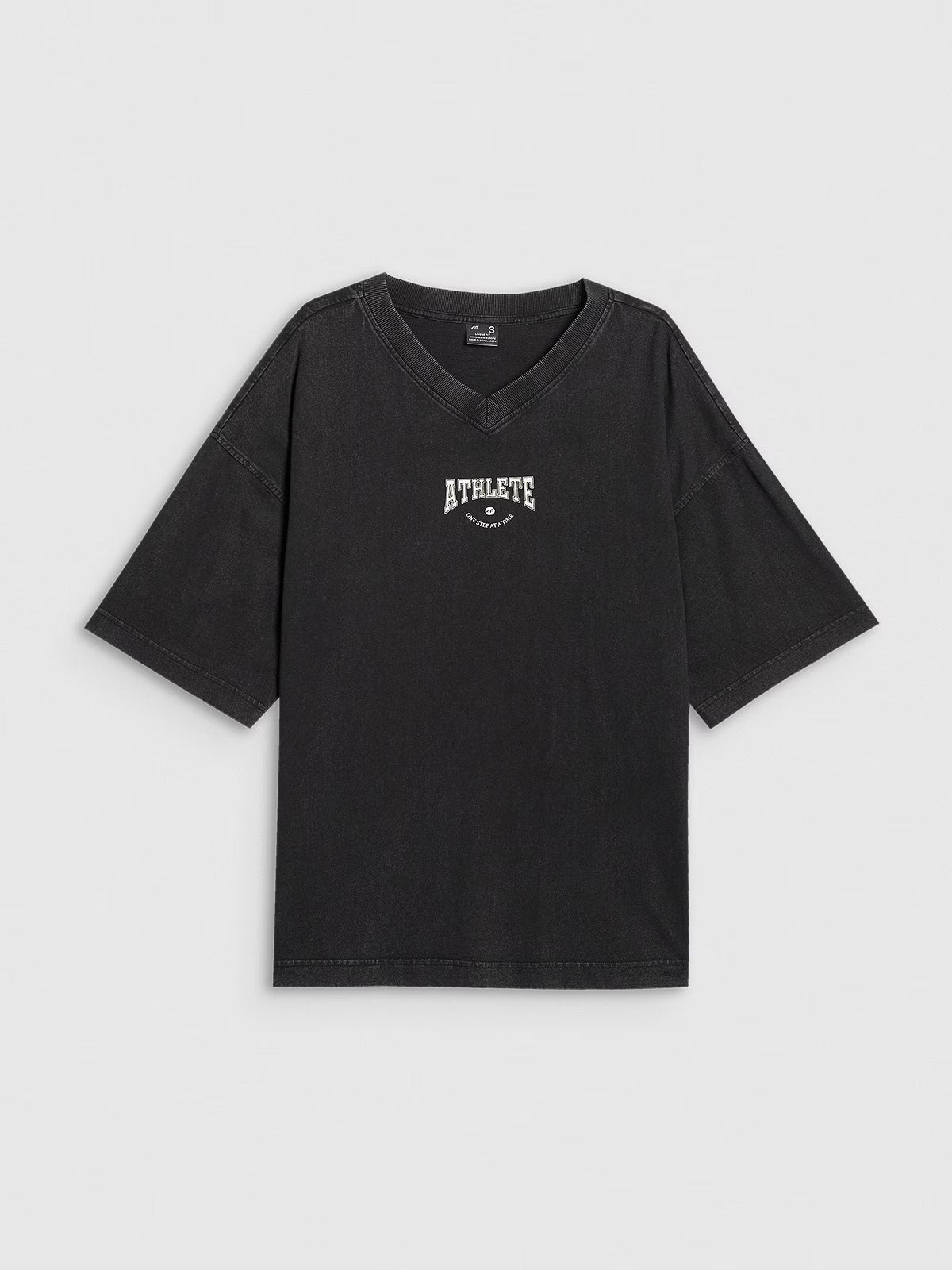 T-shirt oversize z nadrukiem damski