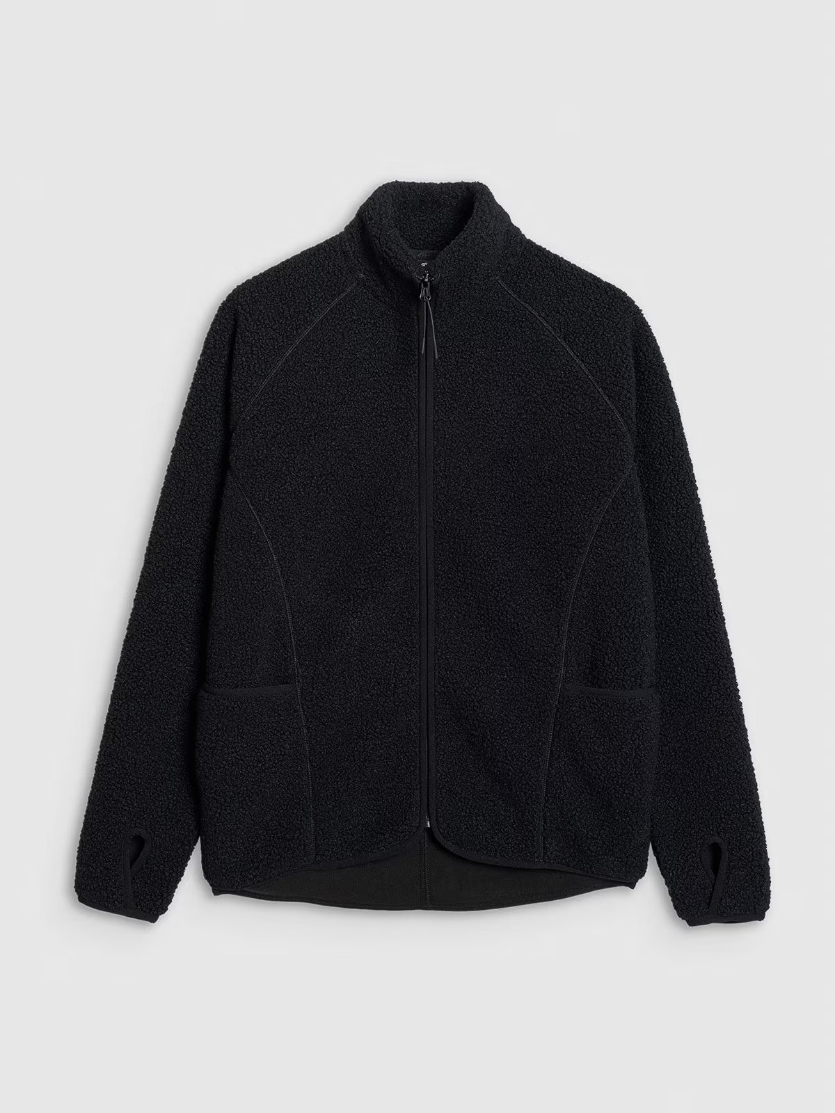 Polar sherpa ze stójką oversize damski