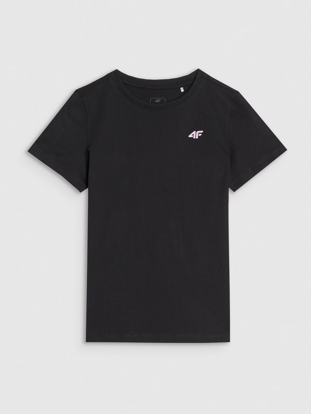 T-shirt regular gładki dziewczęcy