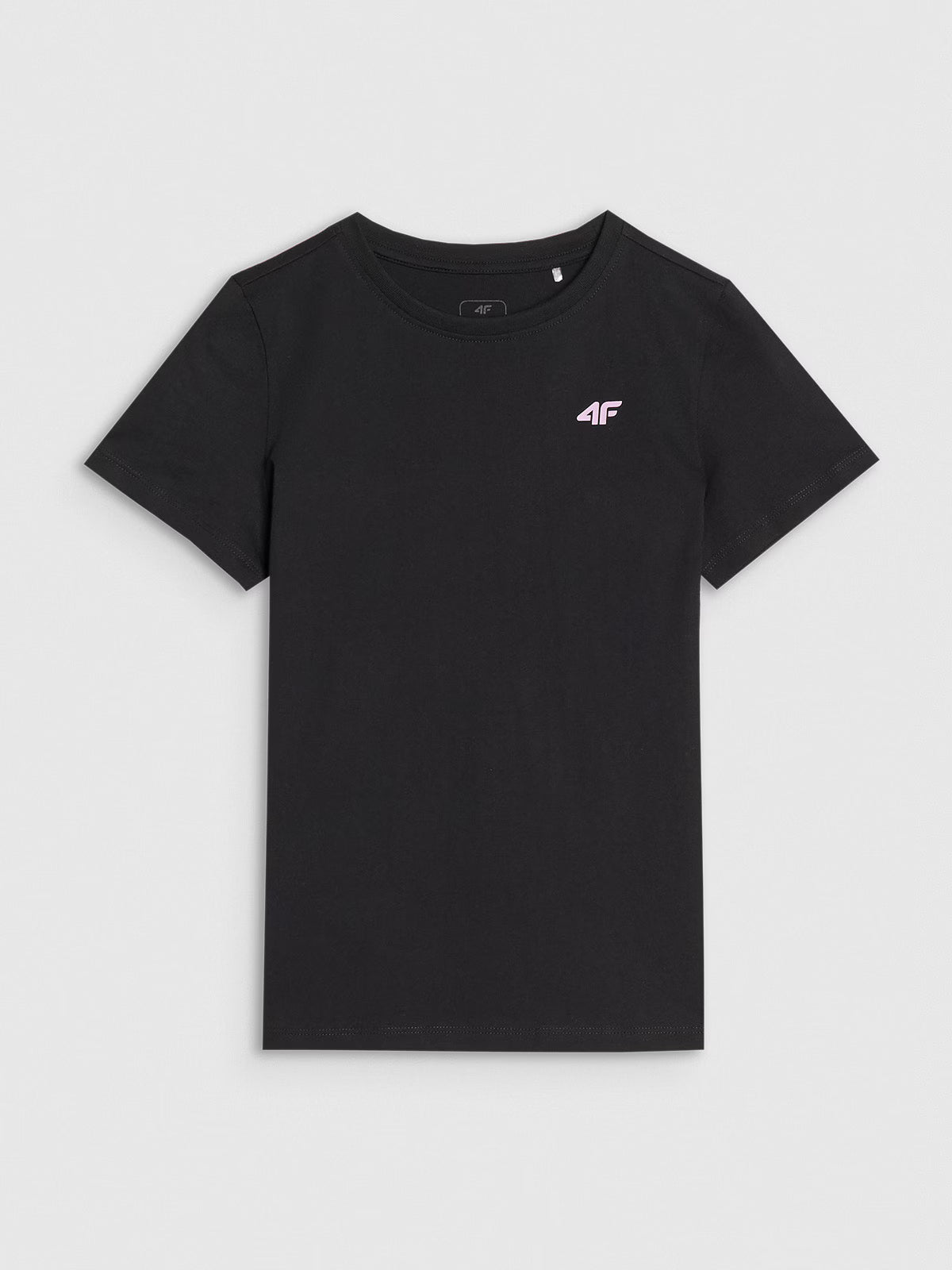 T-shirt regular gładki dziewczęcy