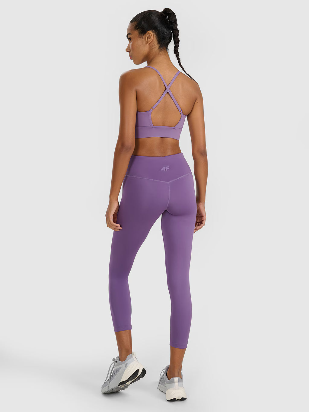 Legginsy treningowe 7/8 z wysokim stanem damskie