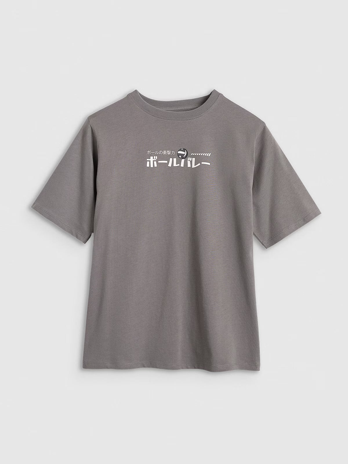 T-shirt oversize z nadrukiem chłopięcy