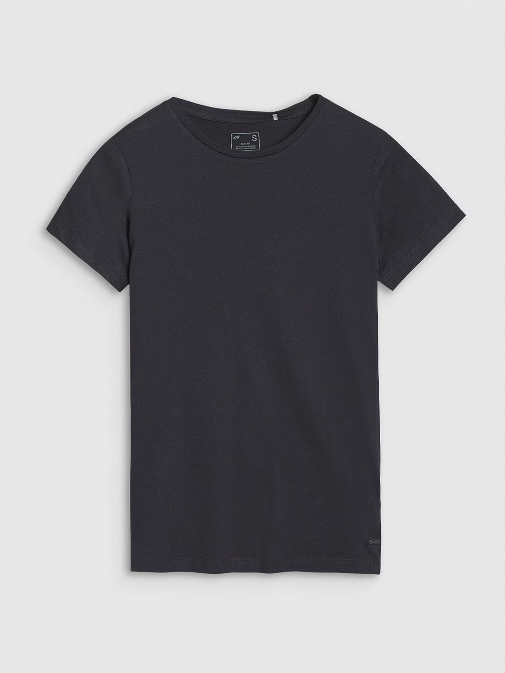 T-shirt slim z modalem damski
