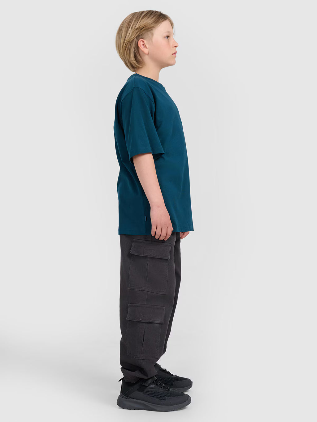T-shirt oversize z nadrukiem chłopięcy