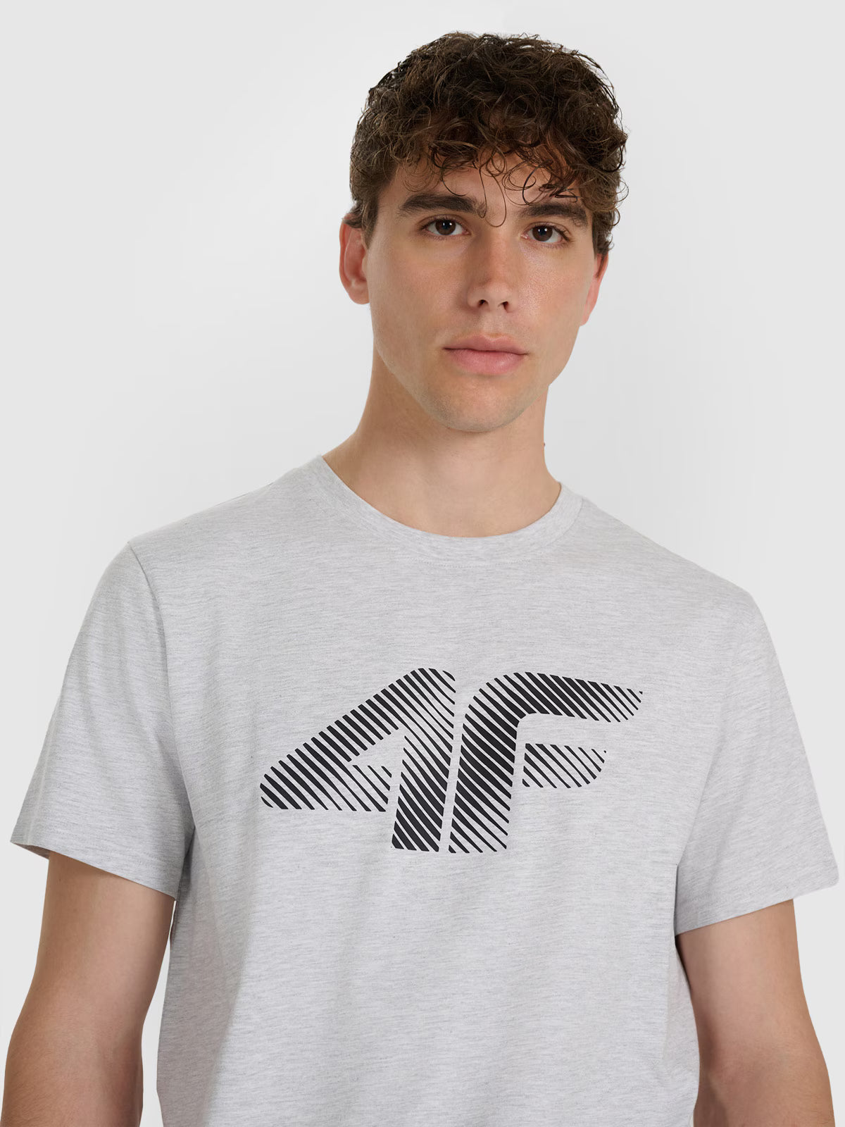 T-shirt regular z nadrukiem męski