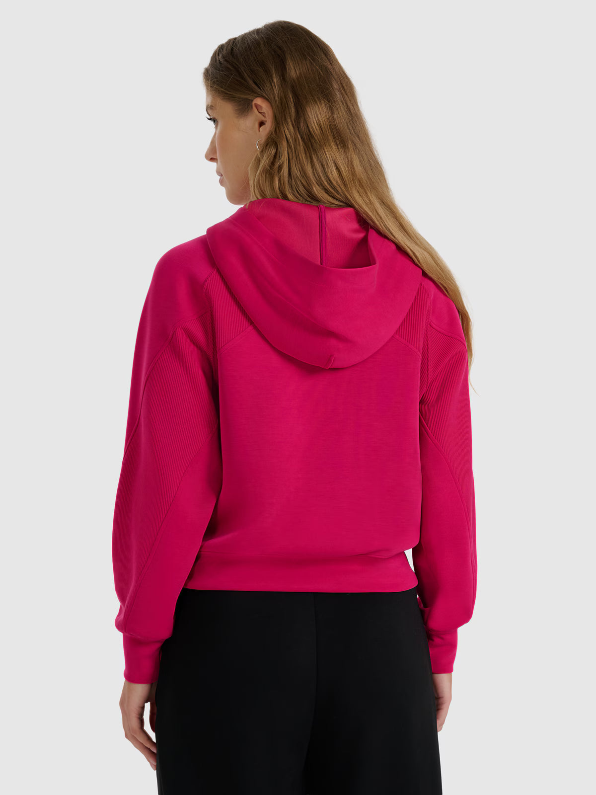 Bluza dresowa rozpinana z modalem damska