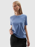 T-shirt regular gładki damski
