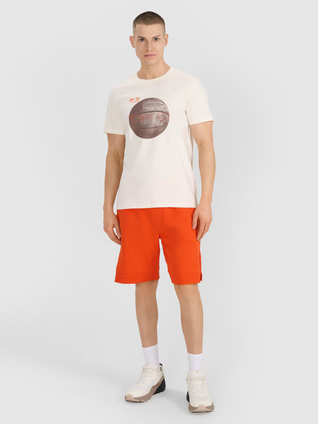 T-shirt regular z nadrukiem męski