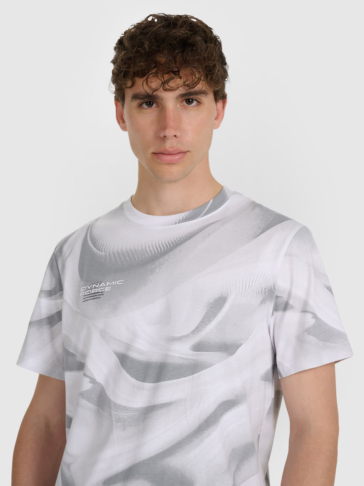 T-shirt regular z nadrukiem męski