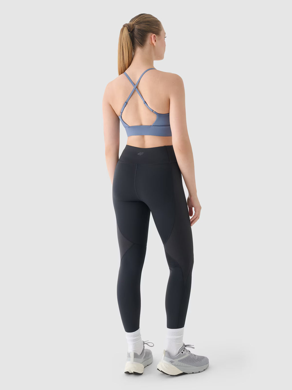 Legginsy treningowe z wysokim stanem damskie