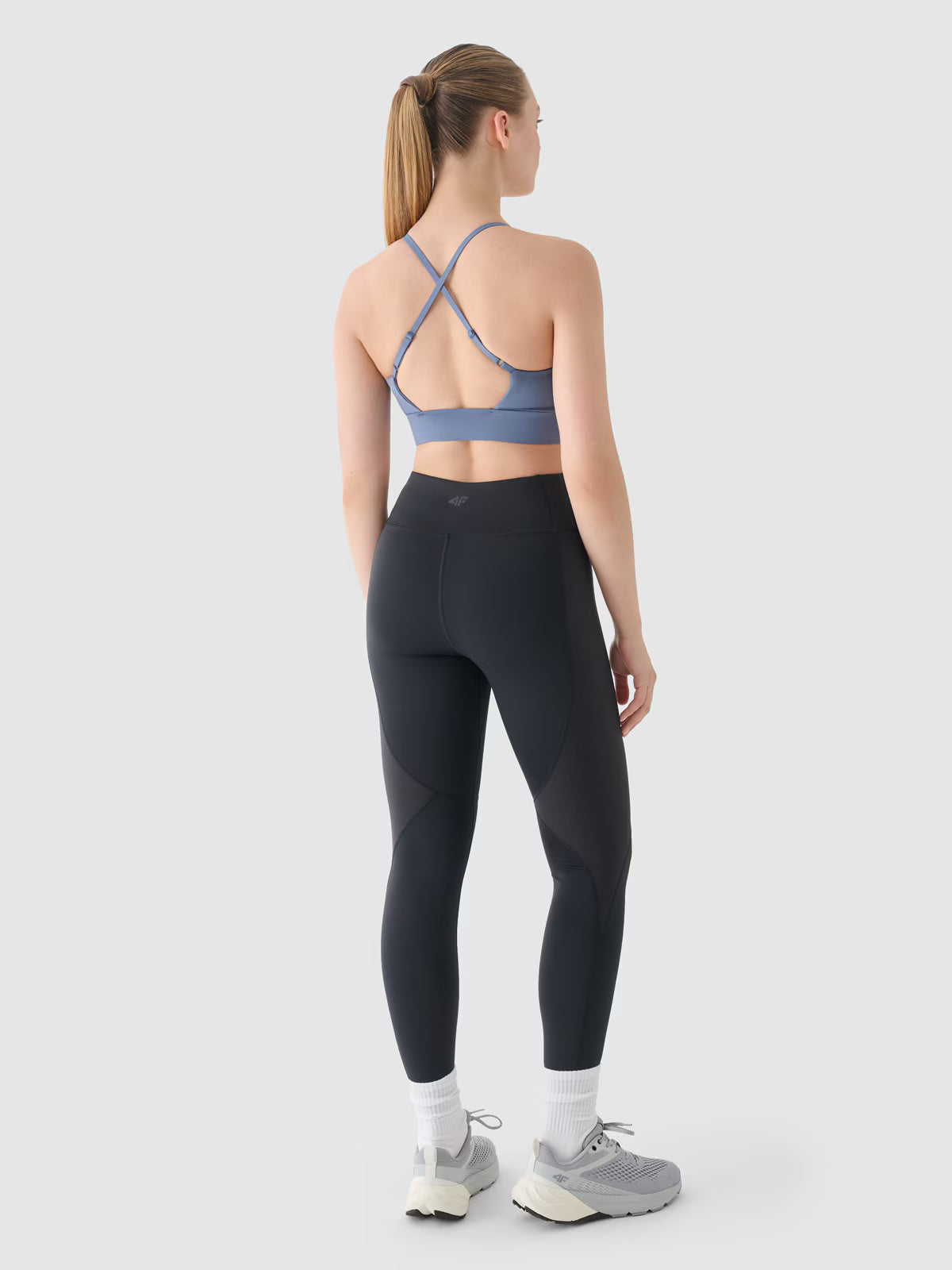 Legginsy treningowe z wysokim stanem damskie