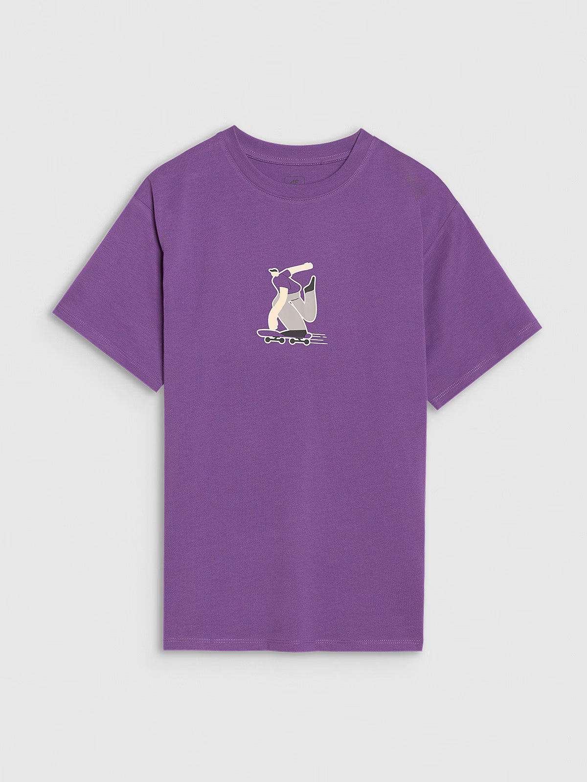 T-shirt oversize z nadrukiem chłopięcy