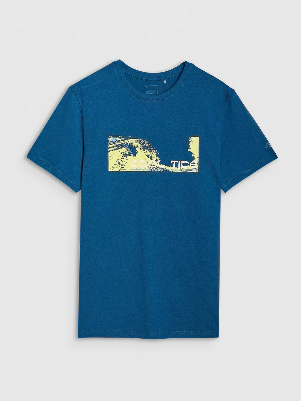 T-shirt regular z nadrukiem męski