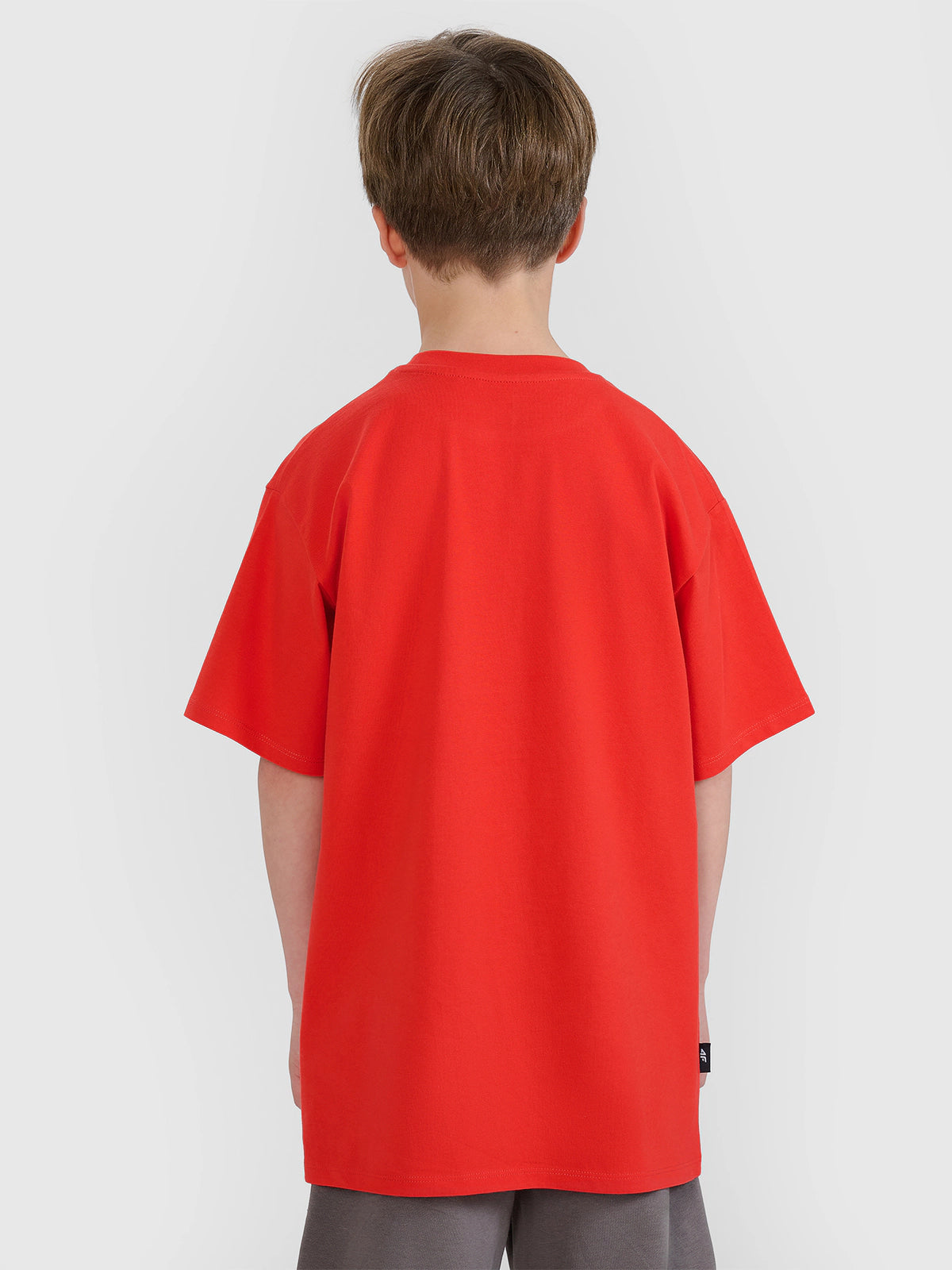 T-shirt oversize z nadrukiem chłopięcy