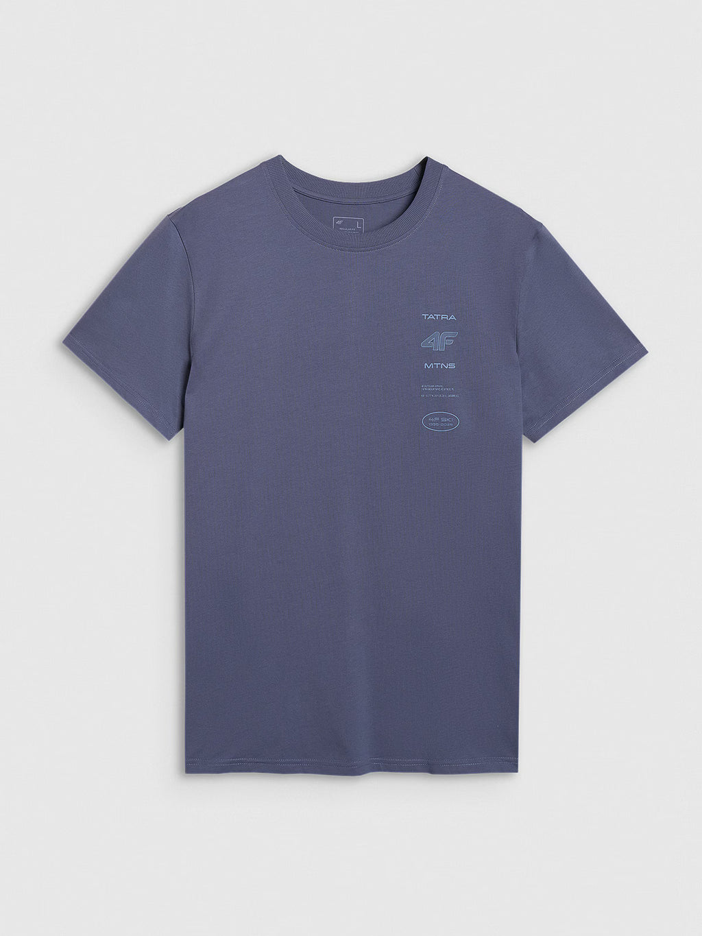 T-shirt regular z nadrukiem męski