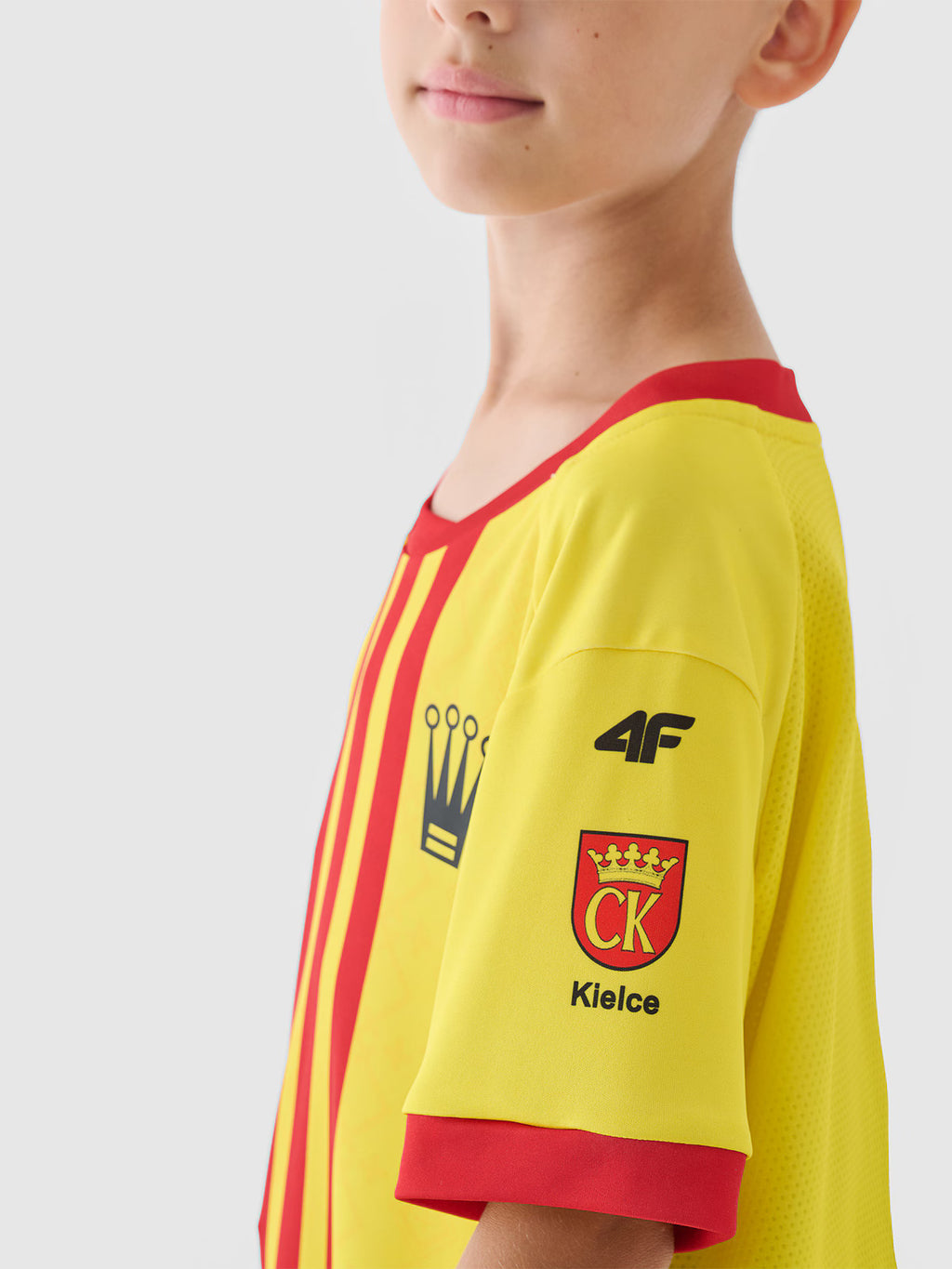 Koszulka klubowa wyjazdowa z sezonu 2024/25 chłopięca 4F x Korona Kielce