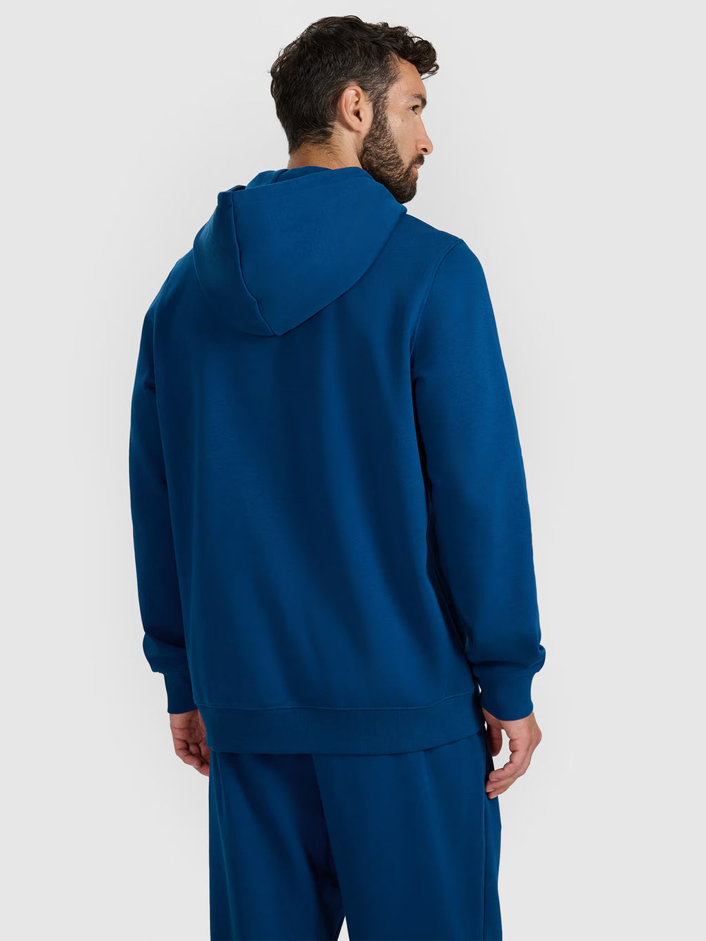 Bluza dresowa nierozpinana z kapturem męska