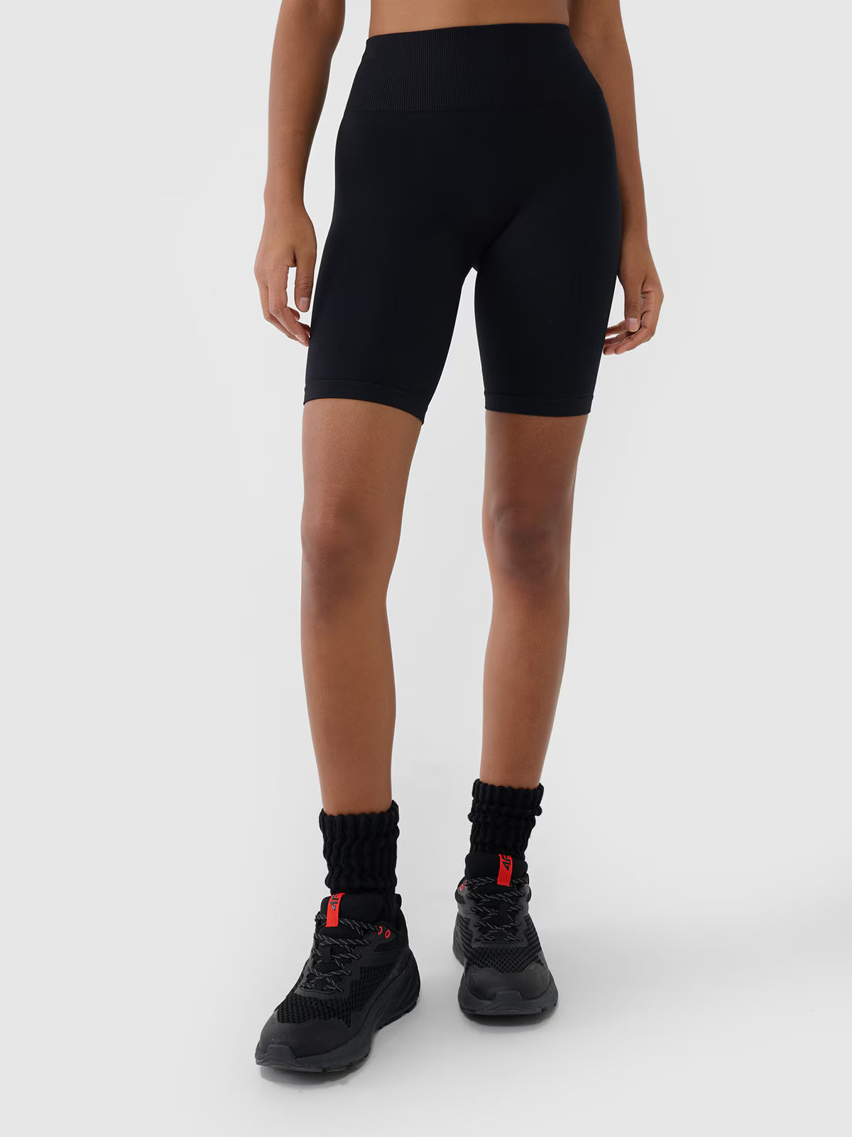 Legginsy kolarki bezszwowe treningowe damskie
