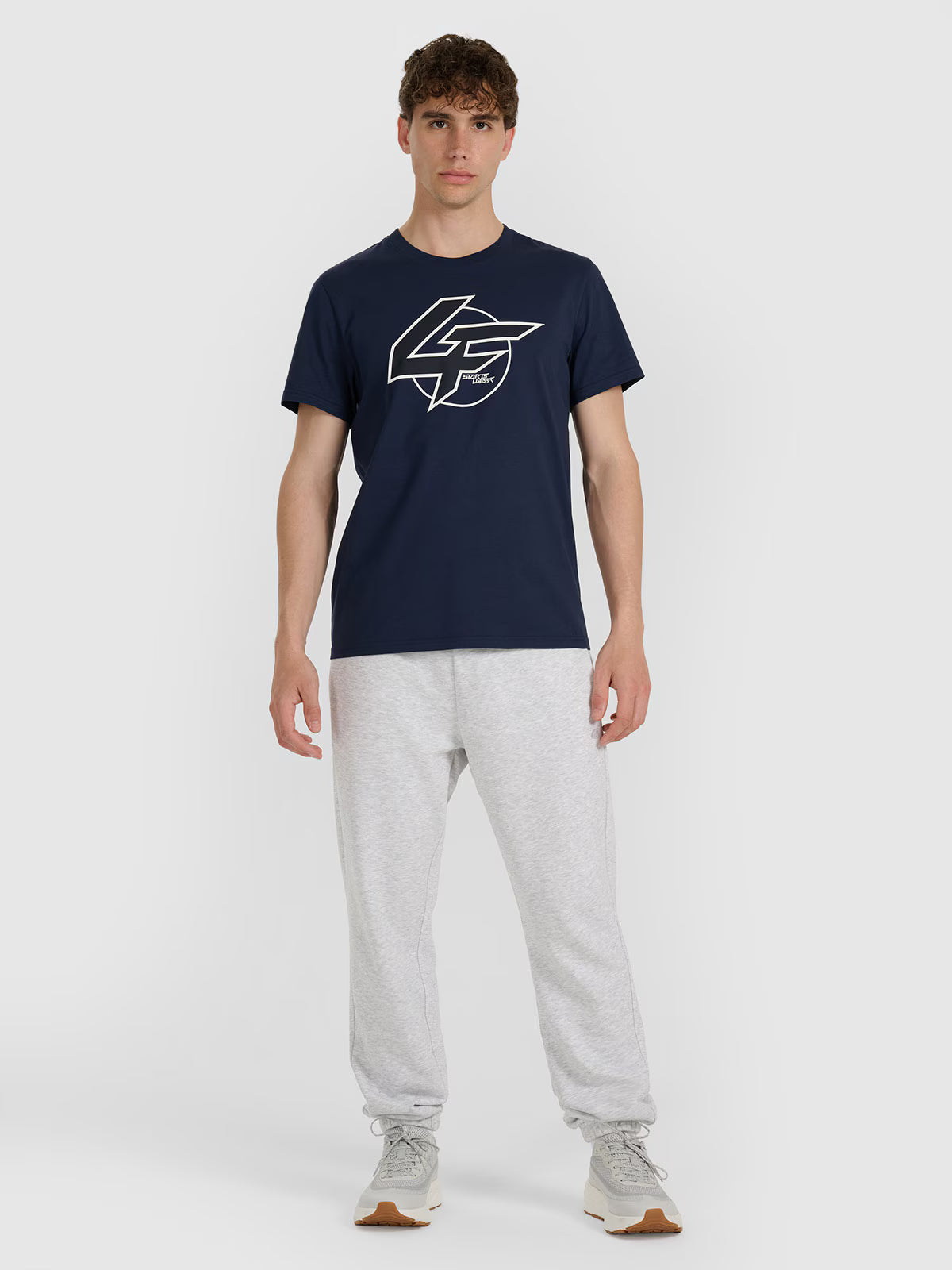T-shirt regular z nadrukiem męski