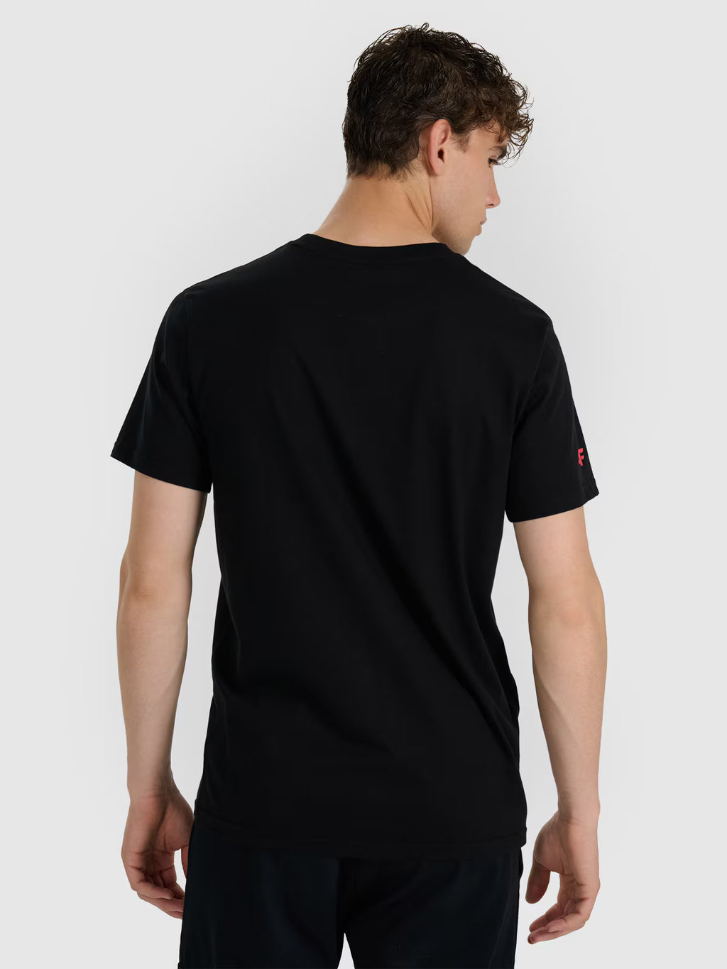 T-shirt regular z nadrukiem męski
