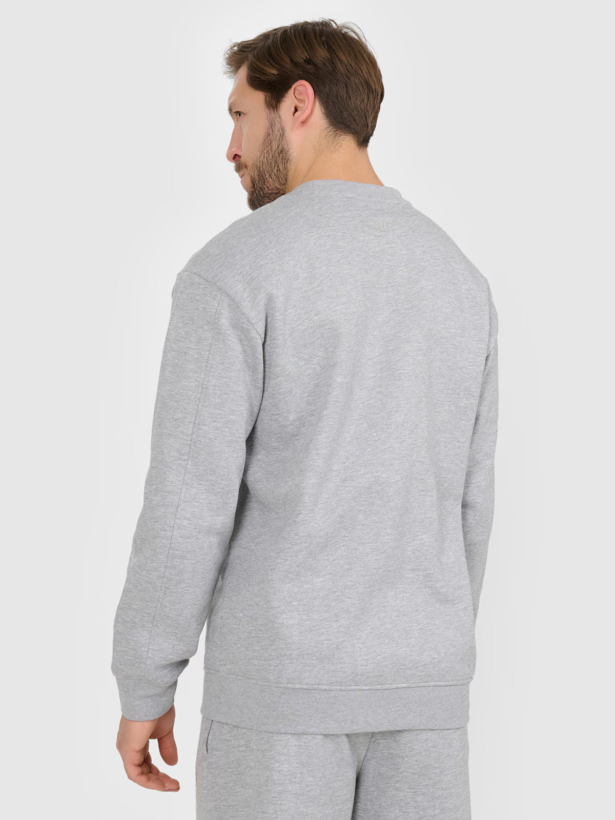 Bluza dresowa nierozpinana bez kaptura męska