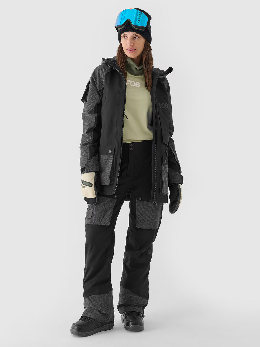 Spodnie snowboardowe membrana 10000 damskie