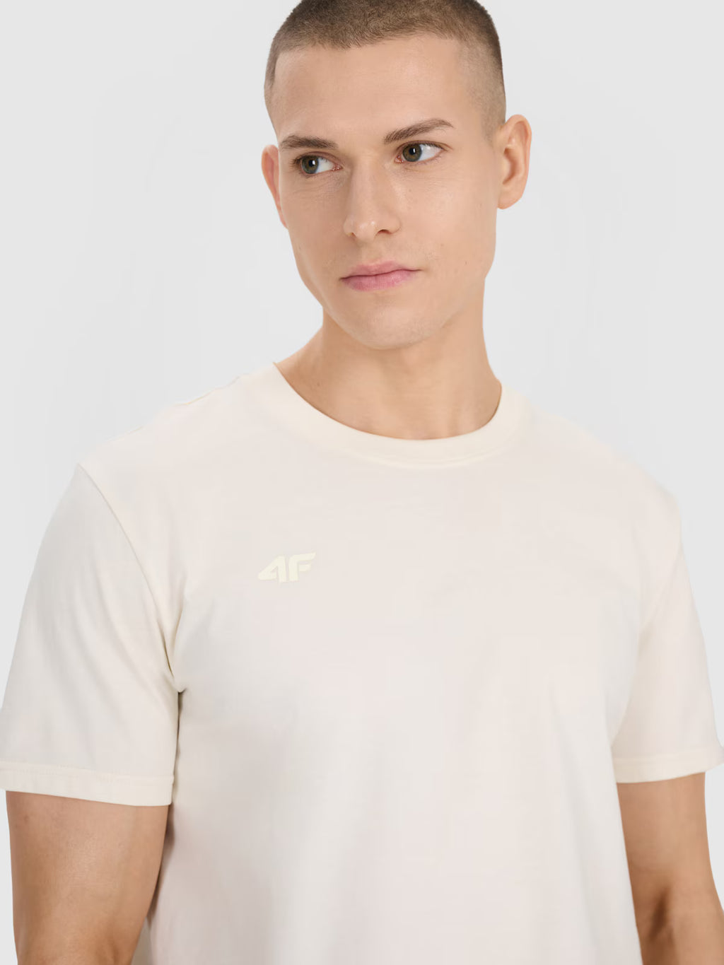 T-shirt regular z nadrukiem męski
