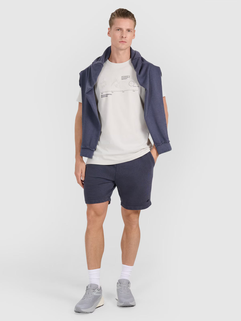 T-shirt regular z nadrukiem męski