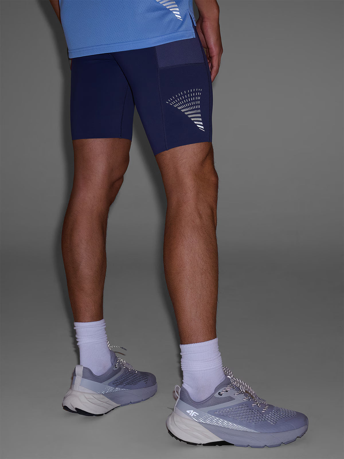 Legginsy kolarki do biegania szybkoschnące męskie