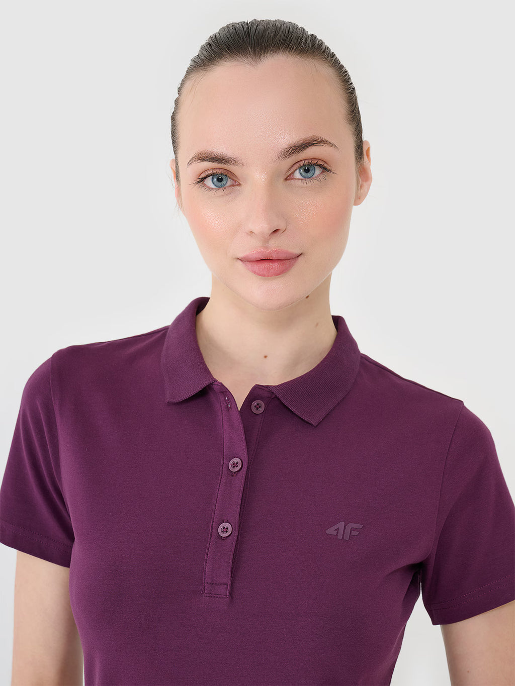 Koszulka polo slim damska
