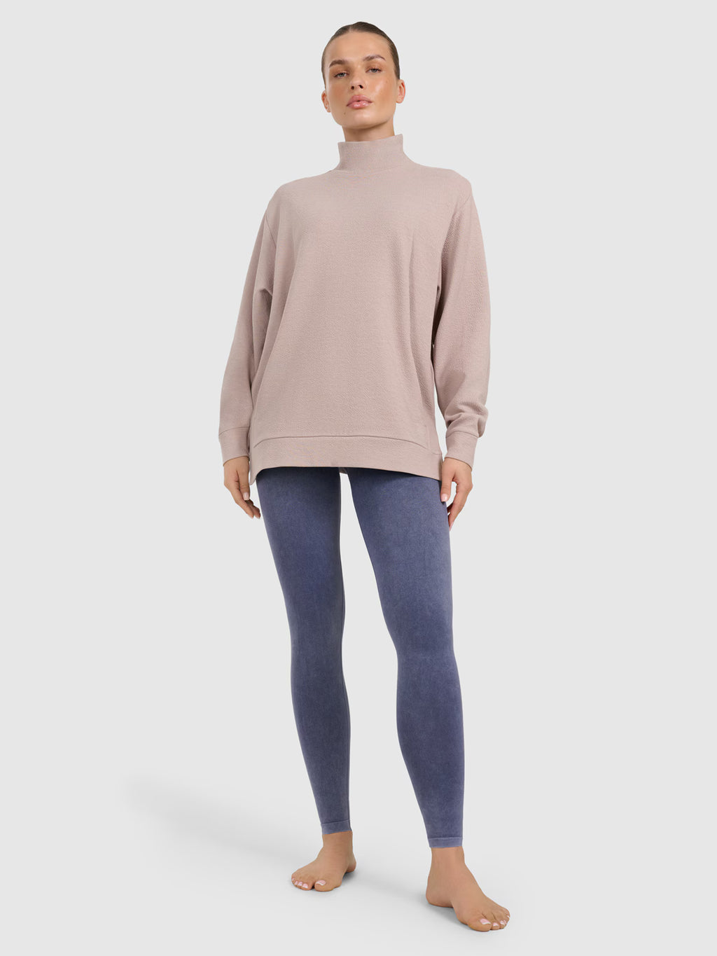 Bluza dresowa do jogi i pilatesu damska