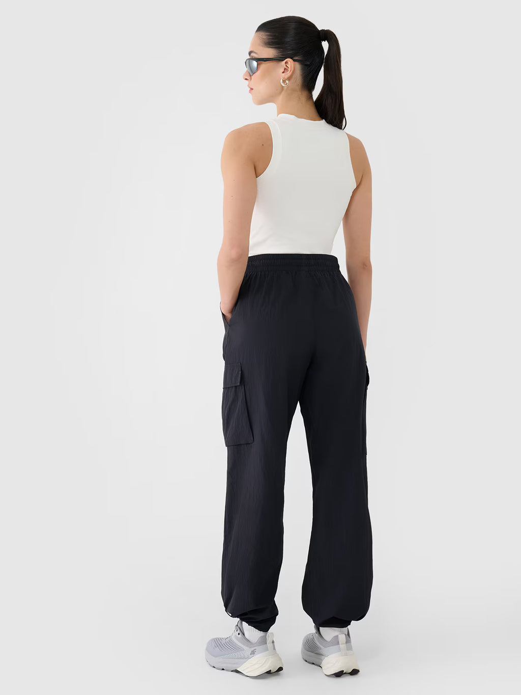 Spodnie casual oversize damskie