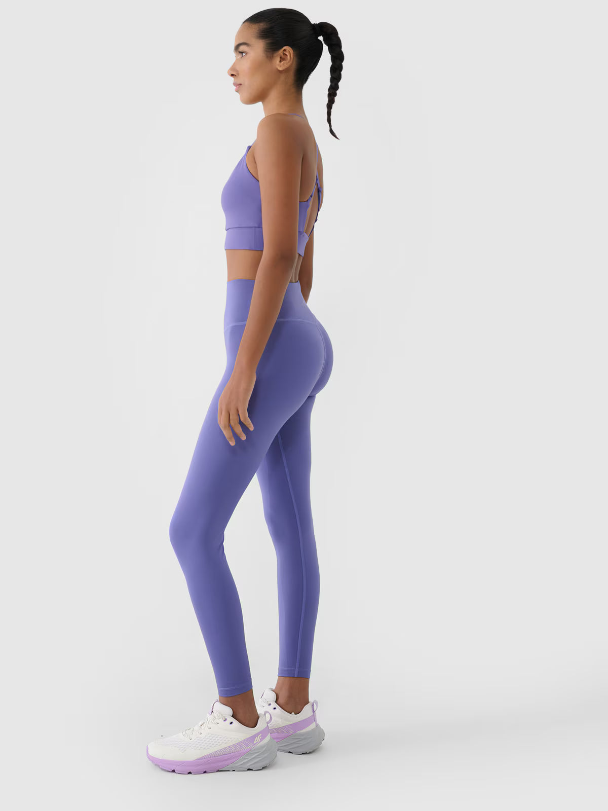 Legginsy treningowe z wysokim stanem damskie
