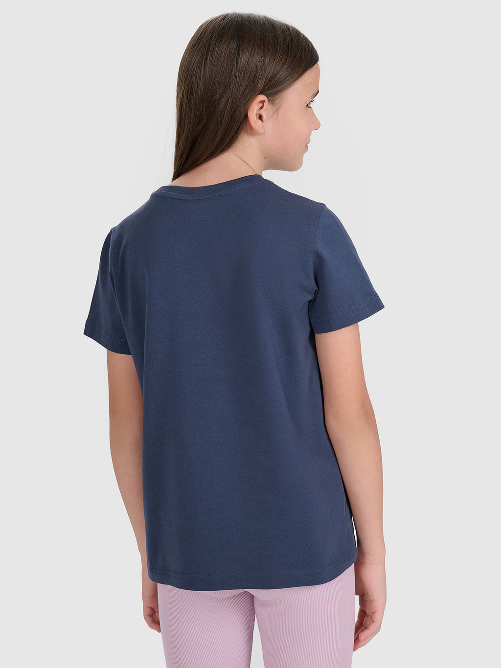 T-shirt regular gładki (2-pack) dziecięcy
