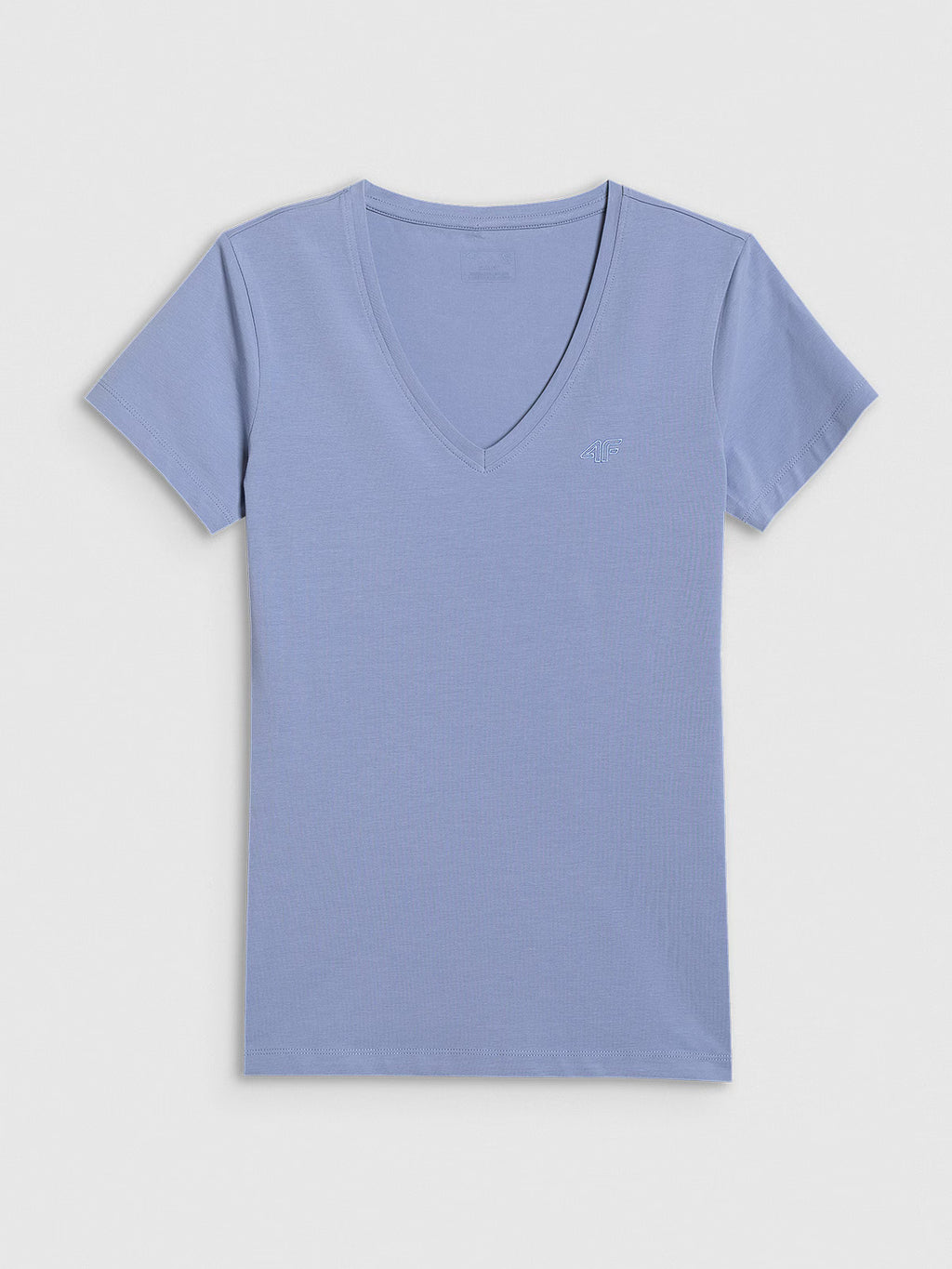 T-shirt slim gładki damski