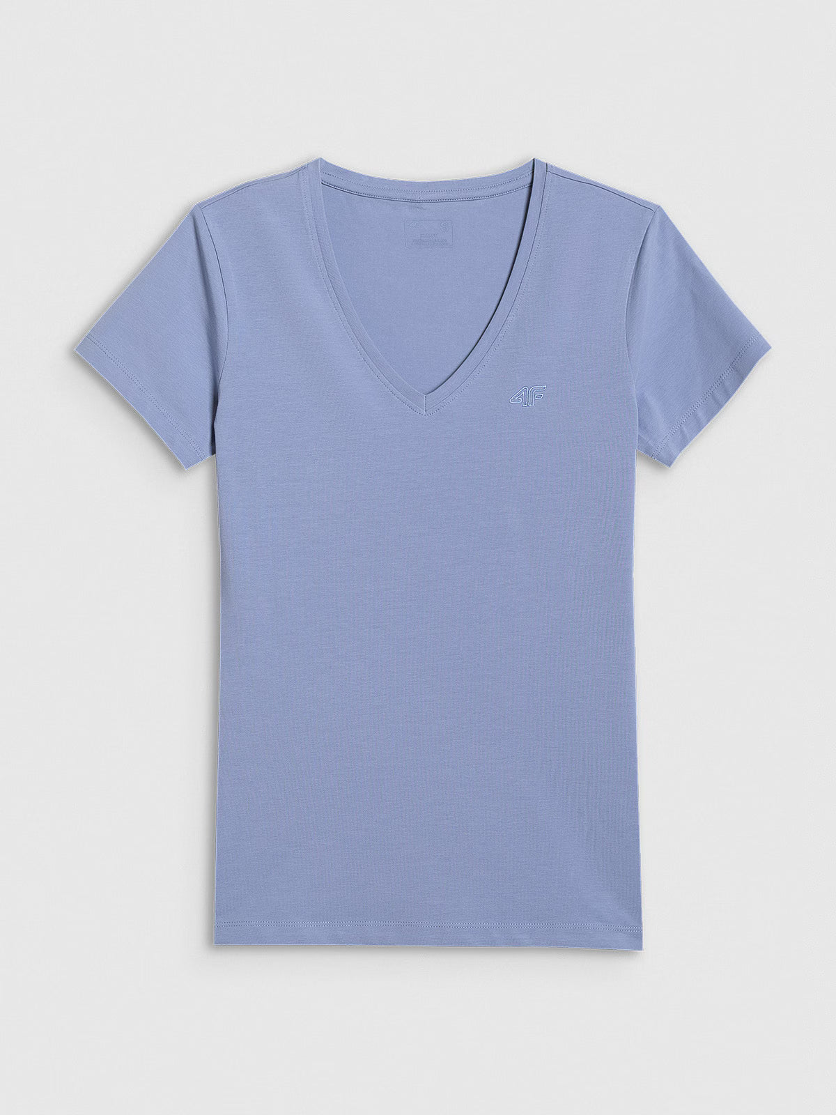 T-shirt slim gładki damski